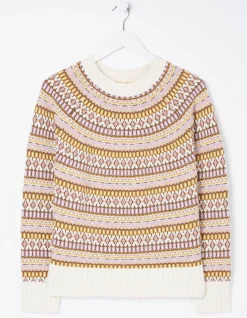 Women FatFace Knitwear|Coraline Fairisle Jumper