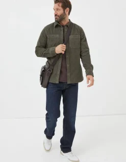 Men FatFace View All|Cord Utility Shirt