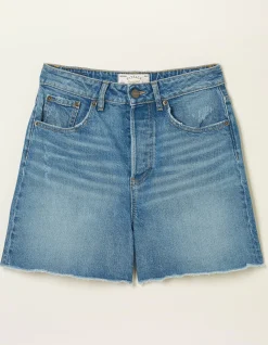 Women FatFace Shorts|Courtney Cut Off Denim