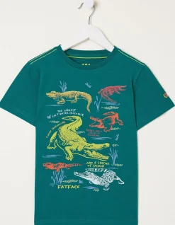 Boys FatFace View All|Crocodile Info Jersey T Shirt