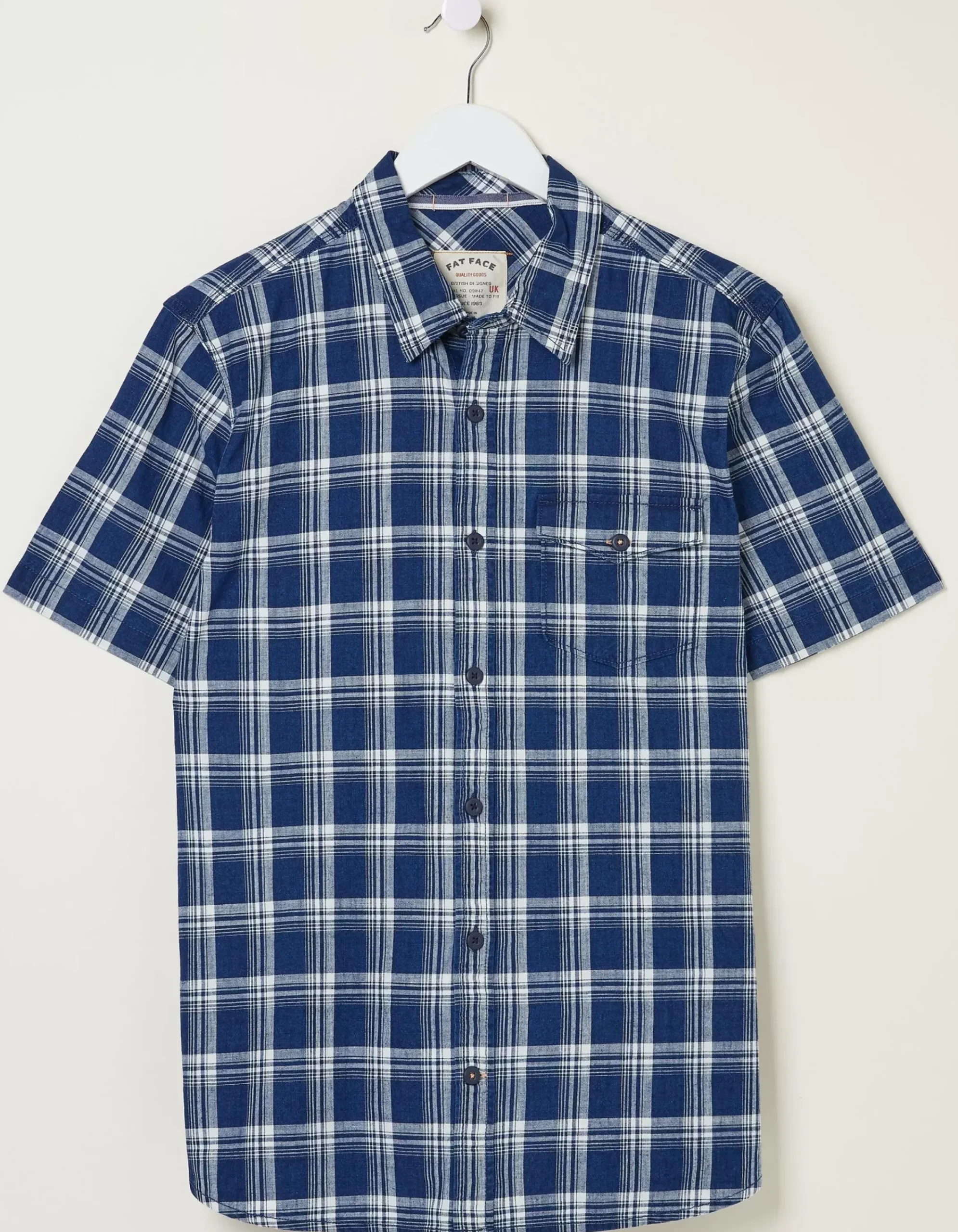 Men FatFace Shirts|Crowford Check Shirt