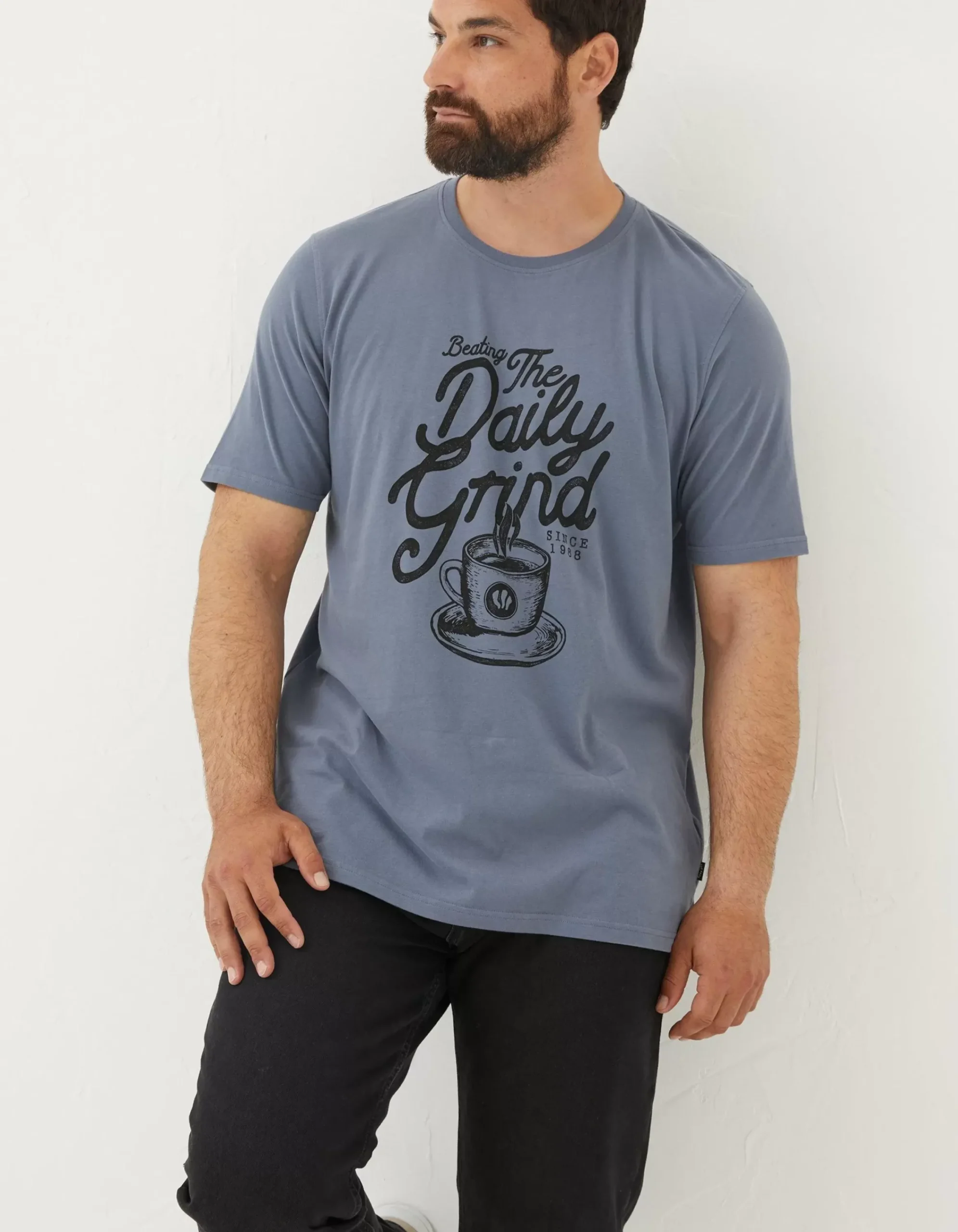 Men FatFace T-Shirts|Daily Grind T-Shirt