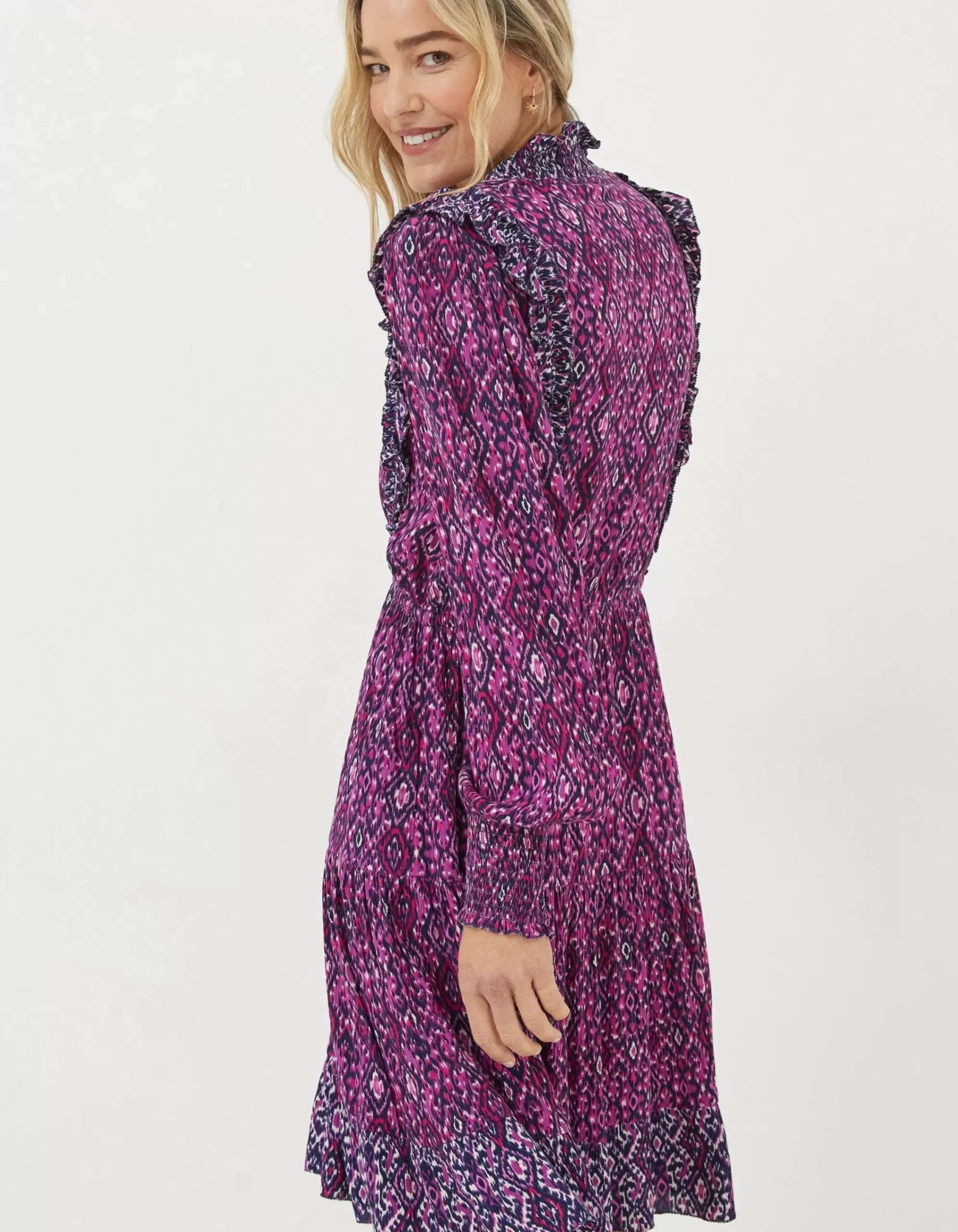 Women FatFace Dresses|Darcey Ikat Geo Dress
