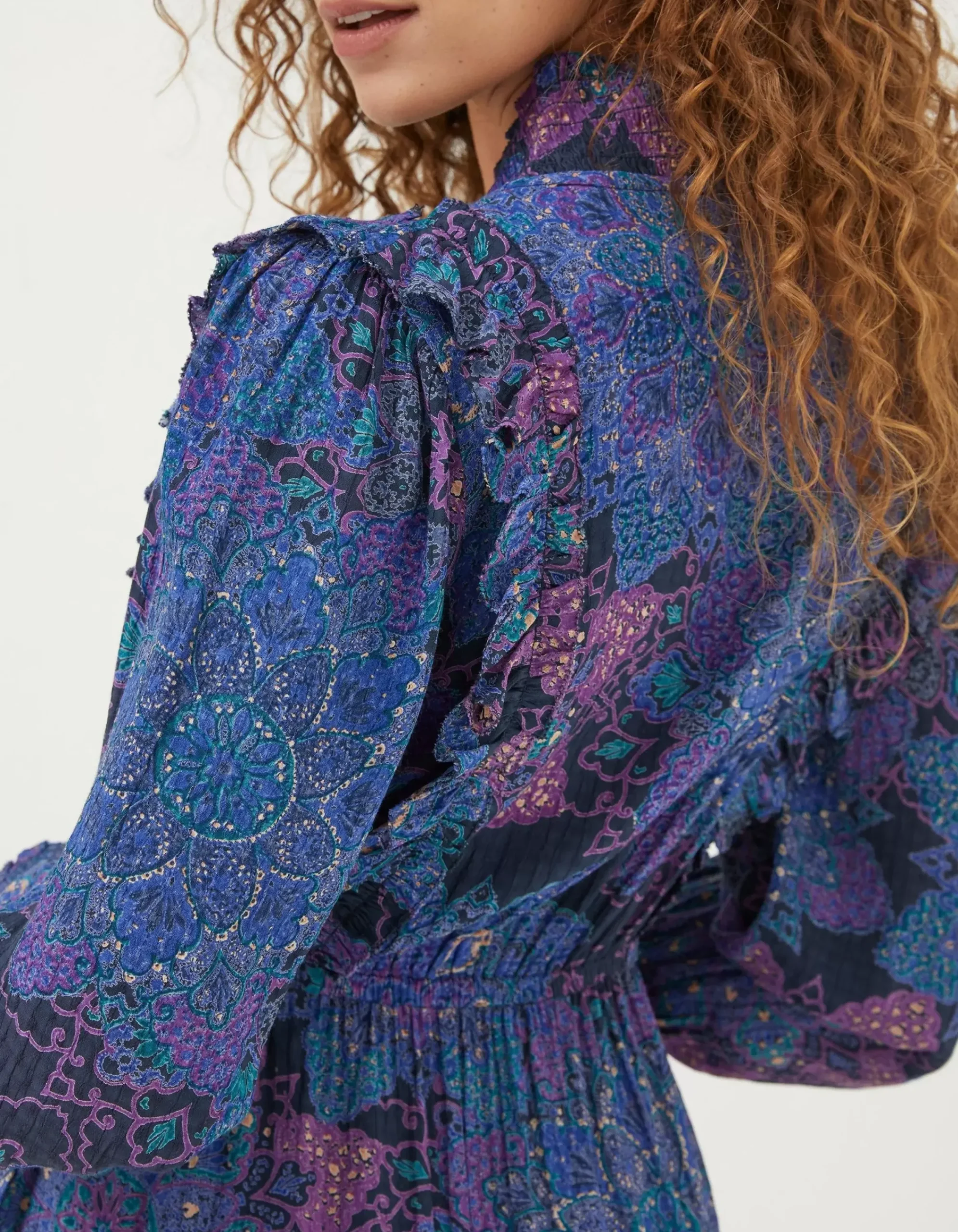 Women FatFace Dresses|Darcey Mosaic Geo Dress
