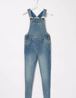 Girls FatFace Dungarees, Jeans & Leggings|Darcy Skinny Denim Dungarees