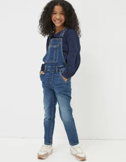 Girls FatFace View All|Darcy Skinny Dungarees