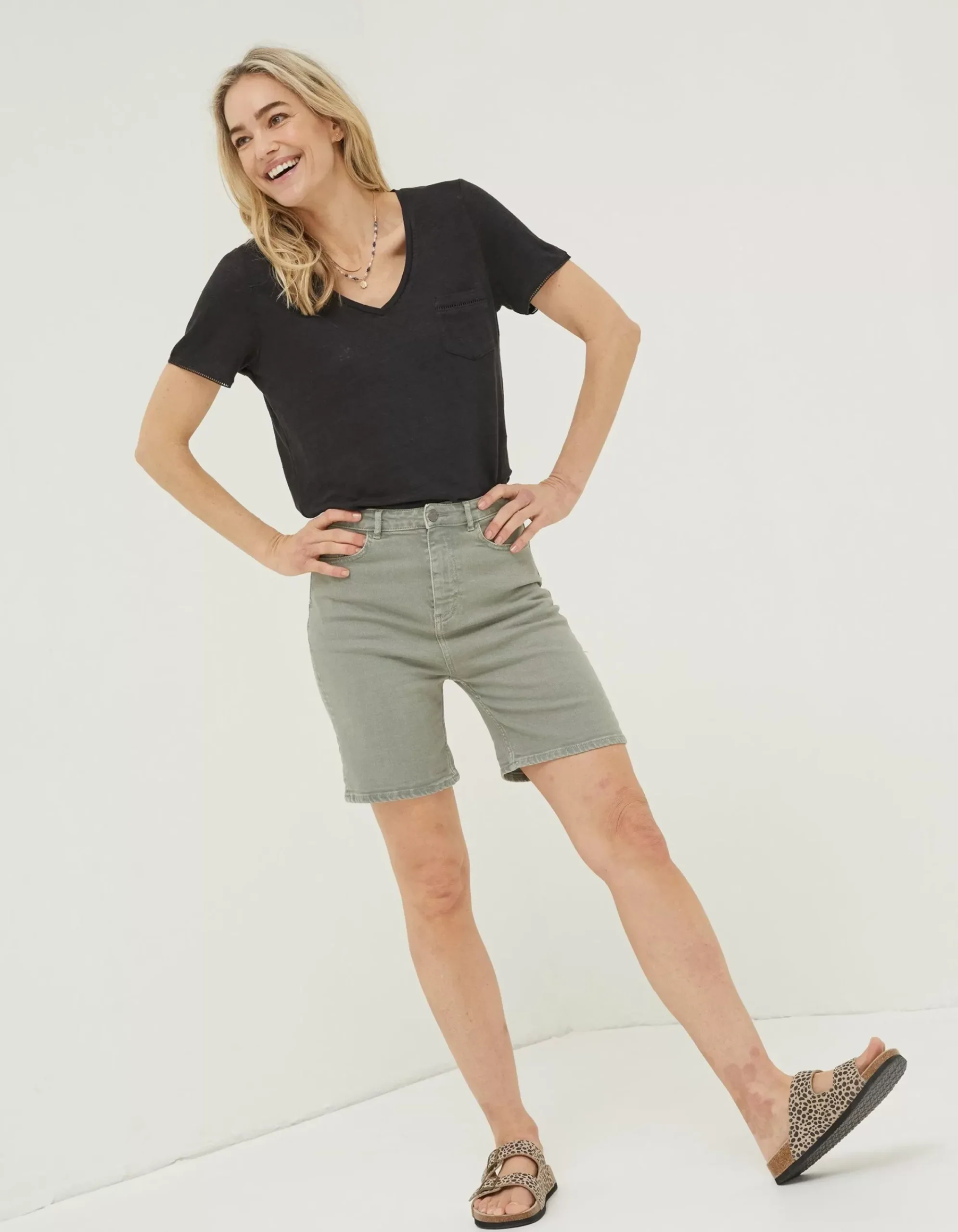 Women FatFace Shorts|Darley Denim Shorts