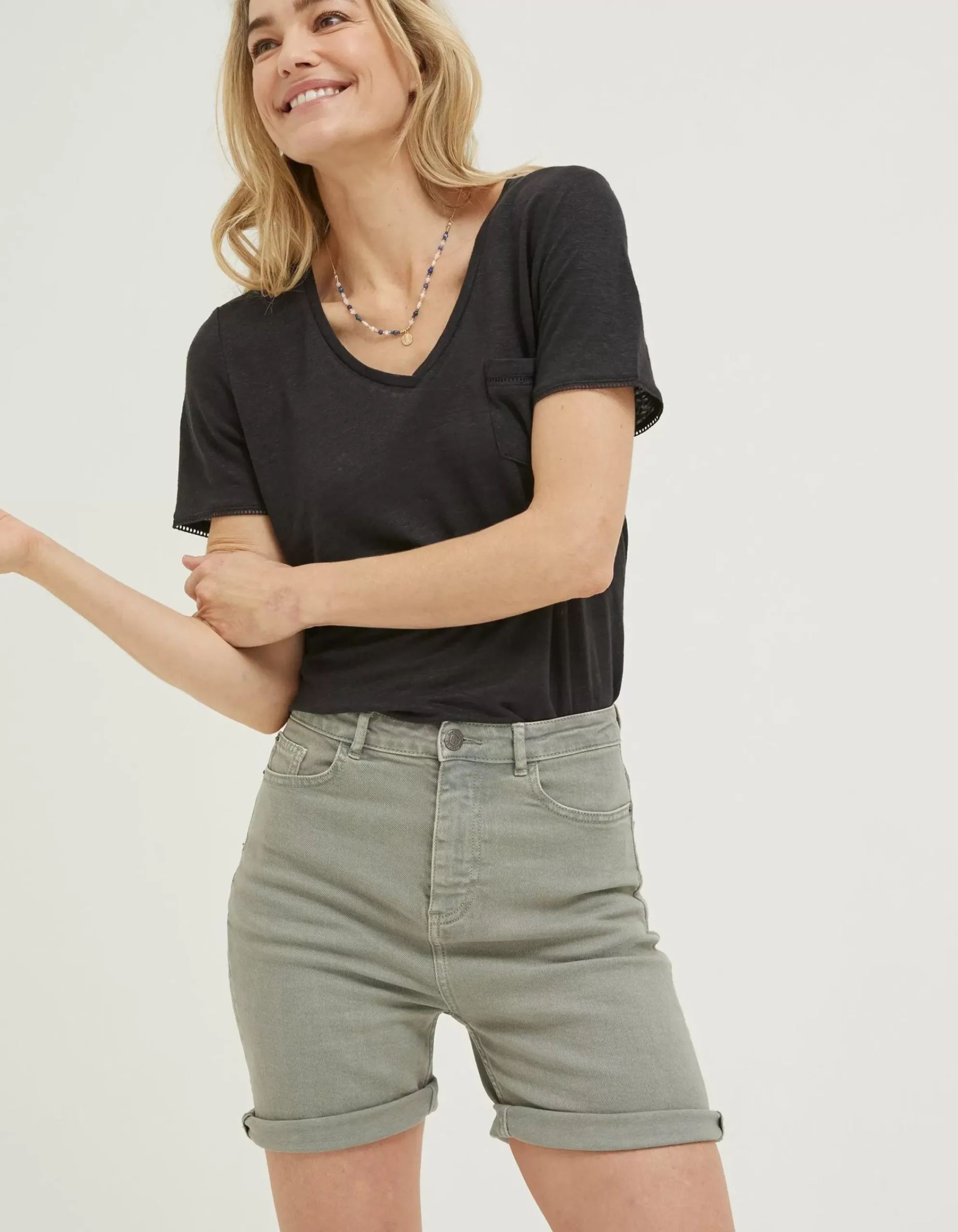 Women FatFace Shorts|Darley Denim Shorts