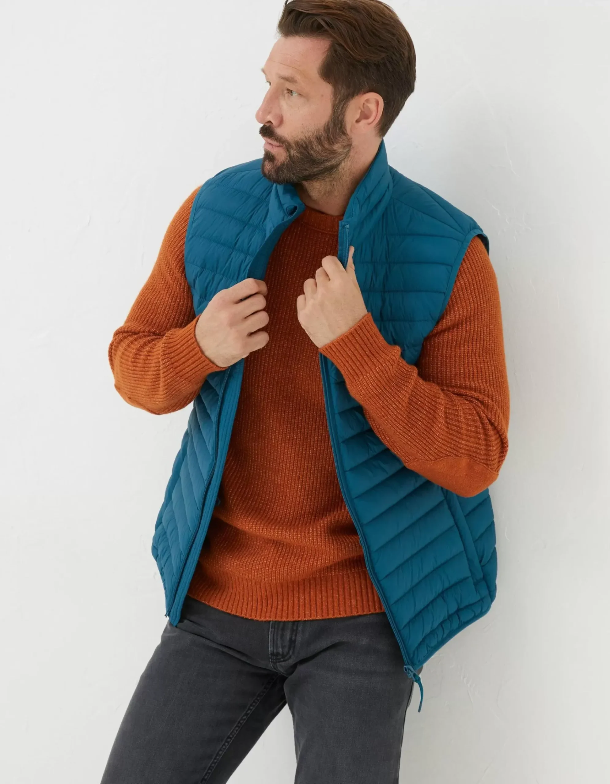 Men FatFace Coats & Jackets|Dartmouth Gilet