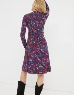 Women FatFace Dresses|Delphine Abstract Jersey Dress