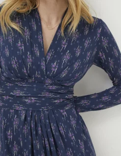 Women FatFace View All|Delphine Ink Ditsy Jersey Dress