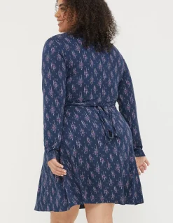 Women FatFace Dresses|Delphine Ink Ditsy Jersey Dress