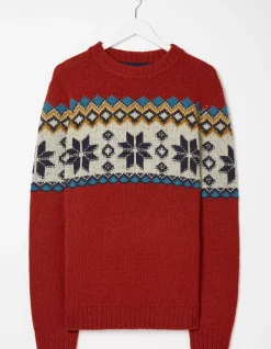 Men FatFace View All|Denbigh Fairisle Crew Jumper