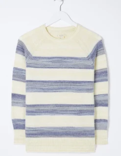 Women FatFace View All|Denim Ombre Stripe Jumper