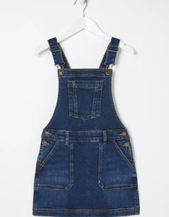 Girls FatFace View All|Denim Pinny