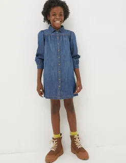 Girls FatFace View All|Denim Shirt Dress