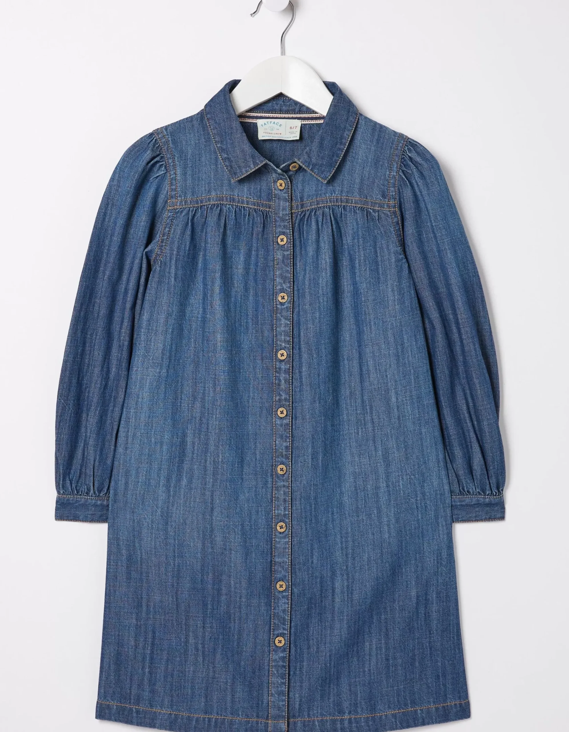 Girls FatFace View All|Denim Shirt Dress