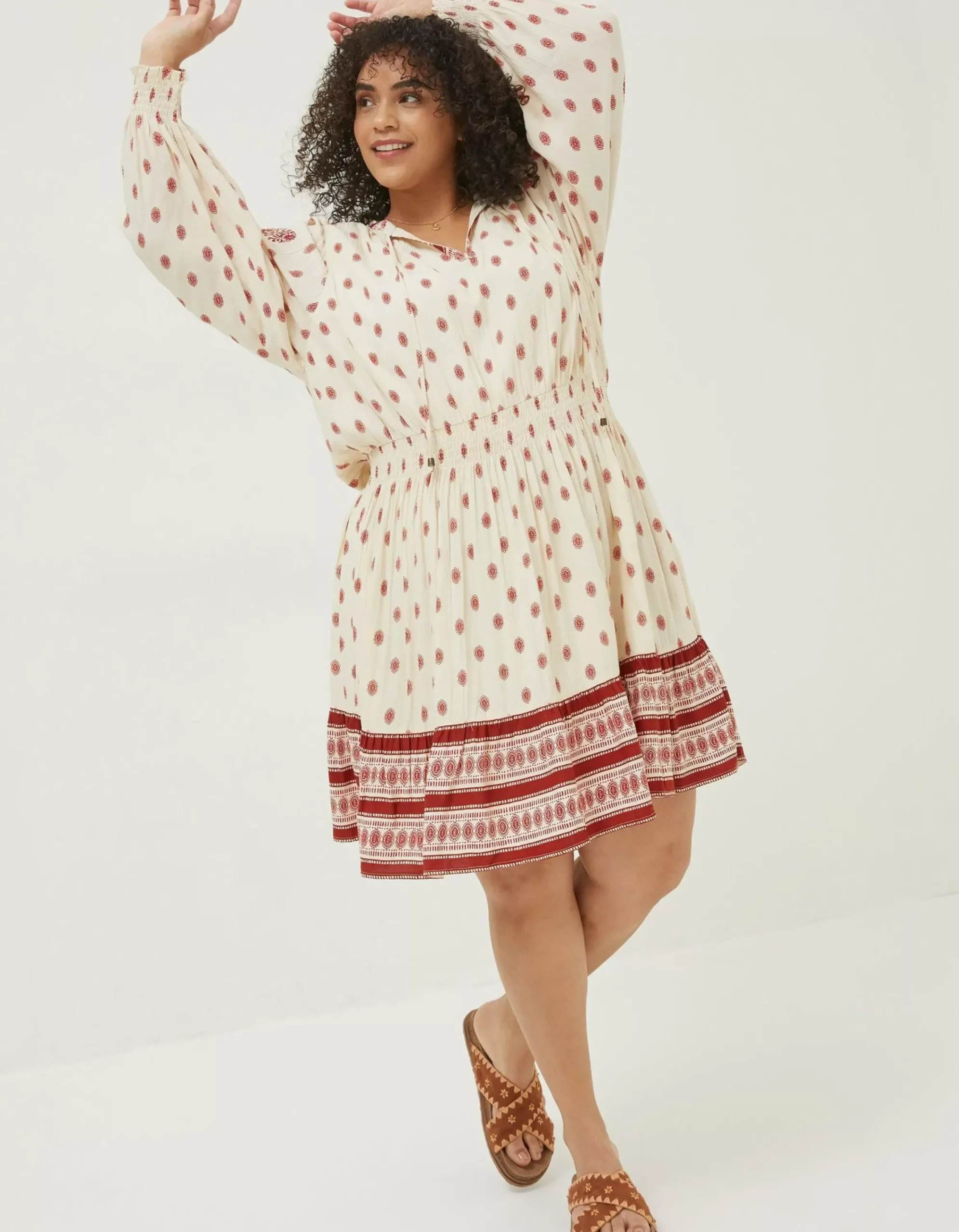 Women FatFace Dresses|Devin Bandana Dress