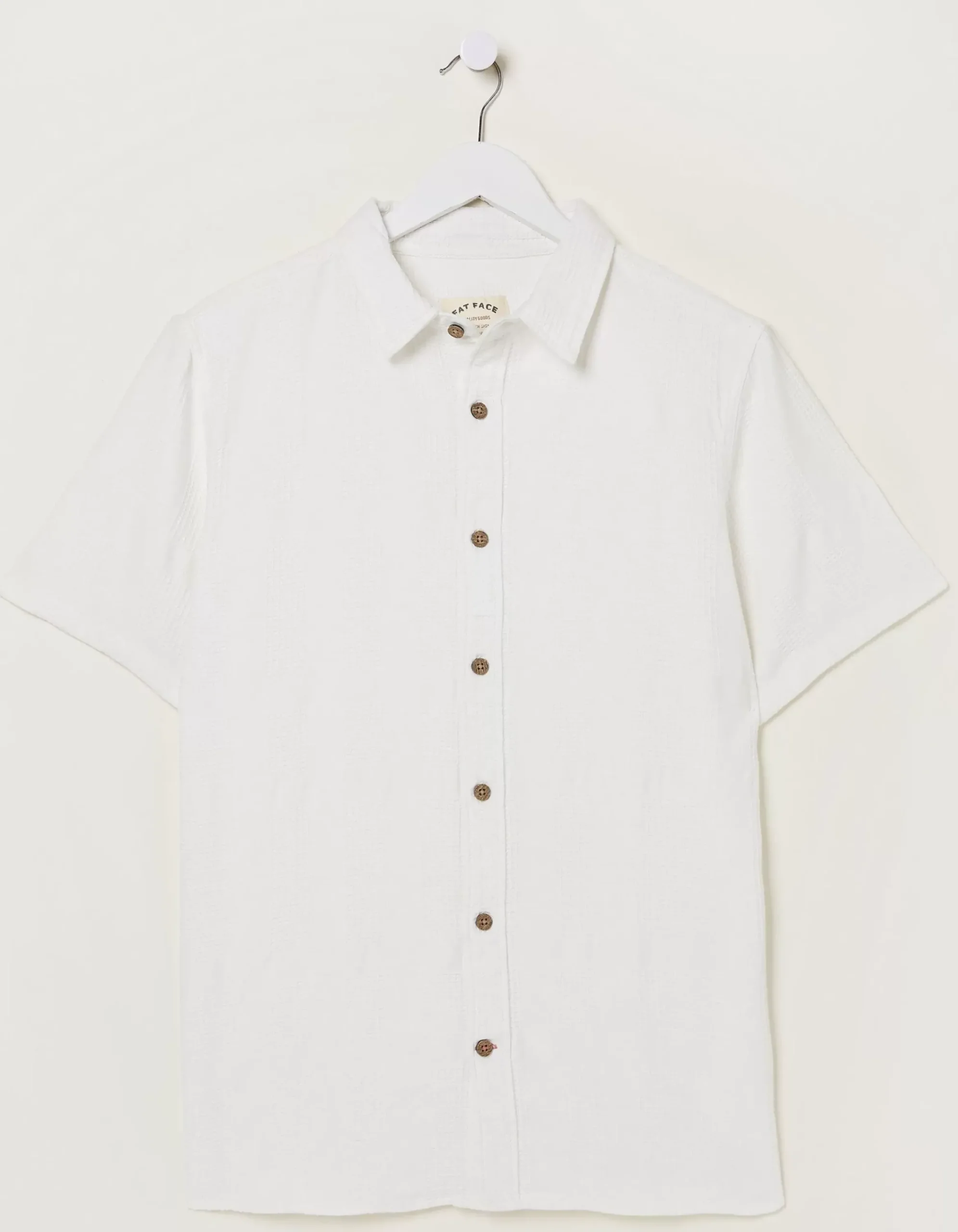 Men FatFace Shirts|Dimson Textured Shirt