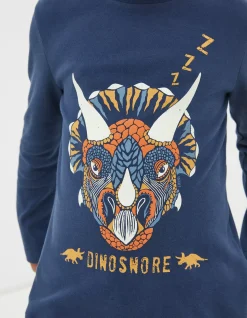 Boys FatFace View All|Dinosaur Jersey Pyjama Set