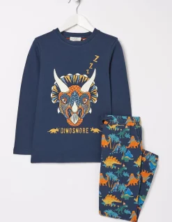 Boys FatFace View All|Dinosaur Jersey Pyjama Set