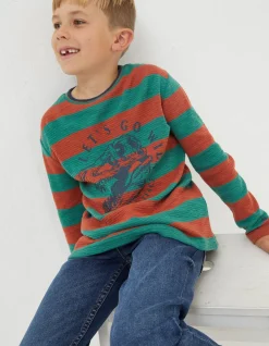 Boys FatFace View All|Dinosaur Long Sleeve T-Shirt