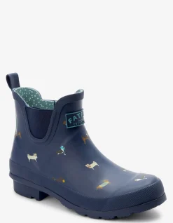 Women FatFace Wellies|Dog Print Ankle Wellies
