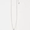 Women FatFace View All|Double Heart Necklace