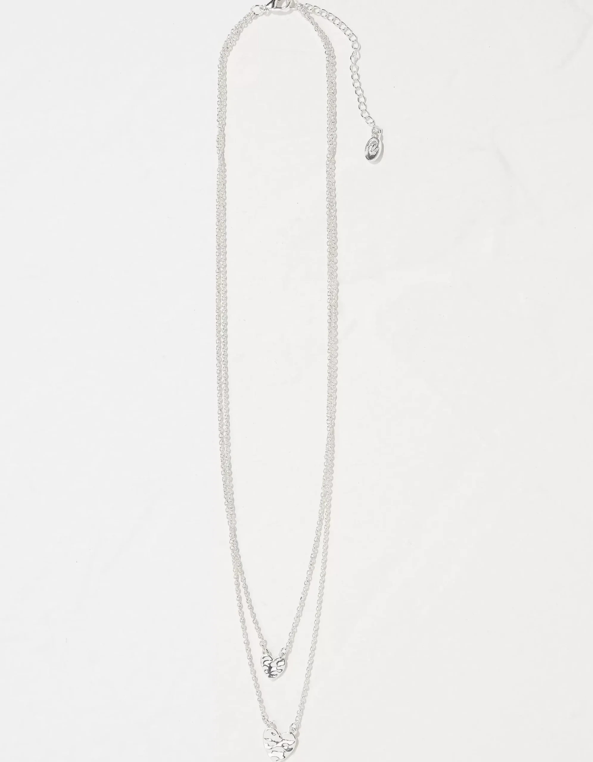 Women FatFace View All|Double Heart Necklace