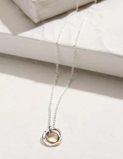 Women FatFace View All|Double Ring Necklace