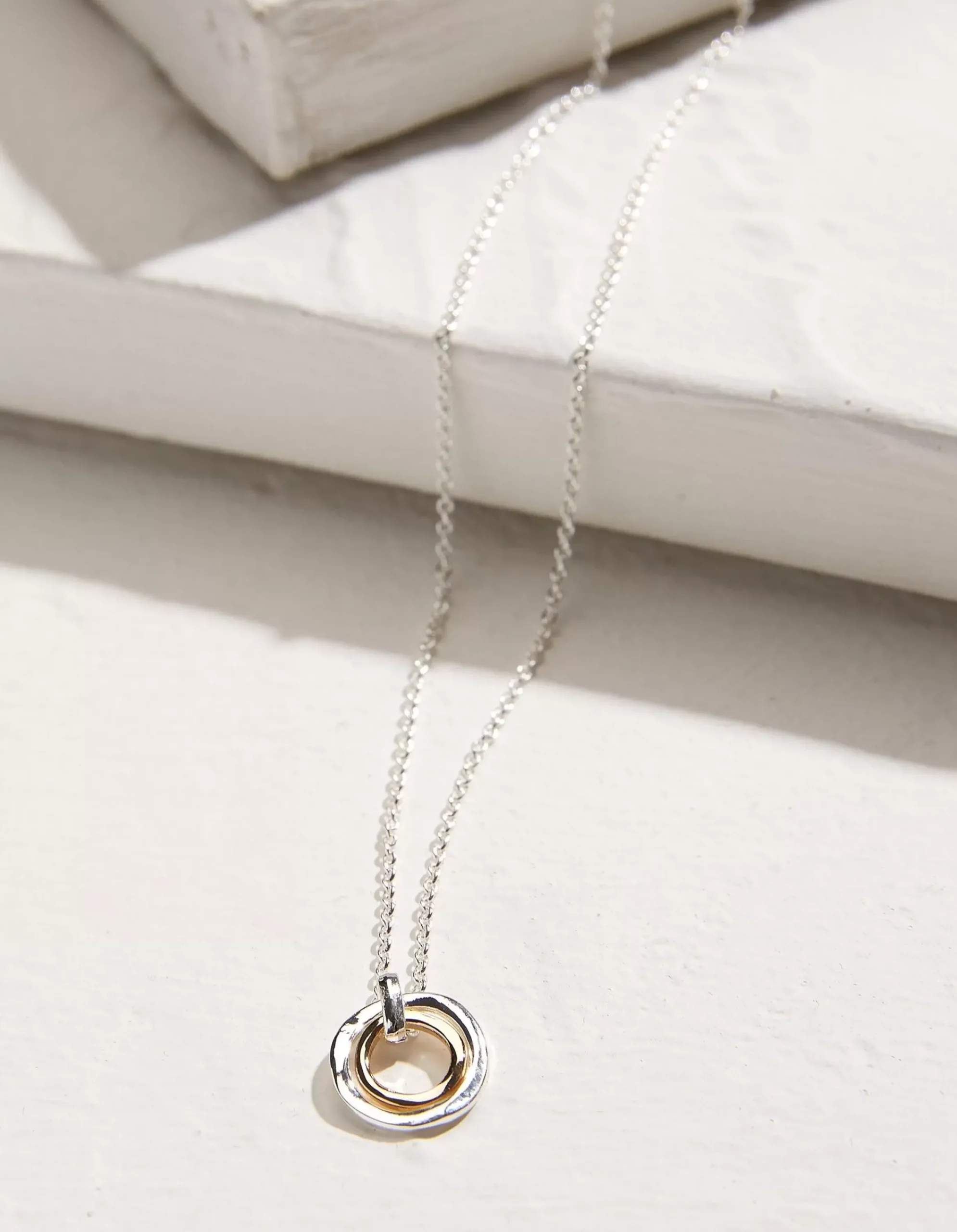 Women FatFace View All|Double Ring Necklace