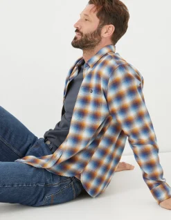 Men FatFace Shirts|Downe Ombre Check