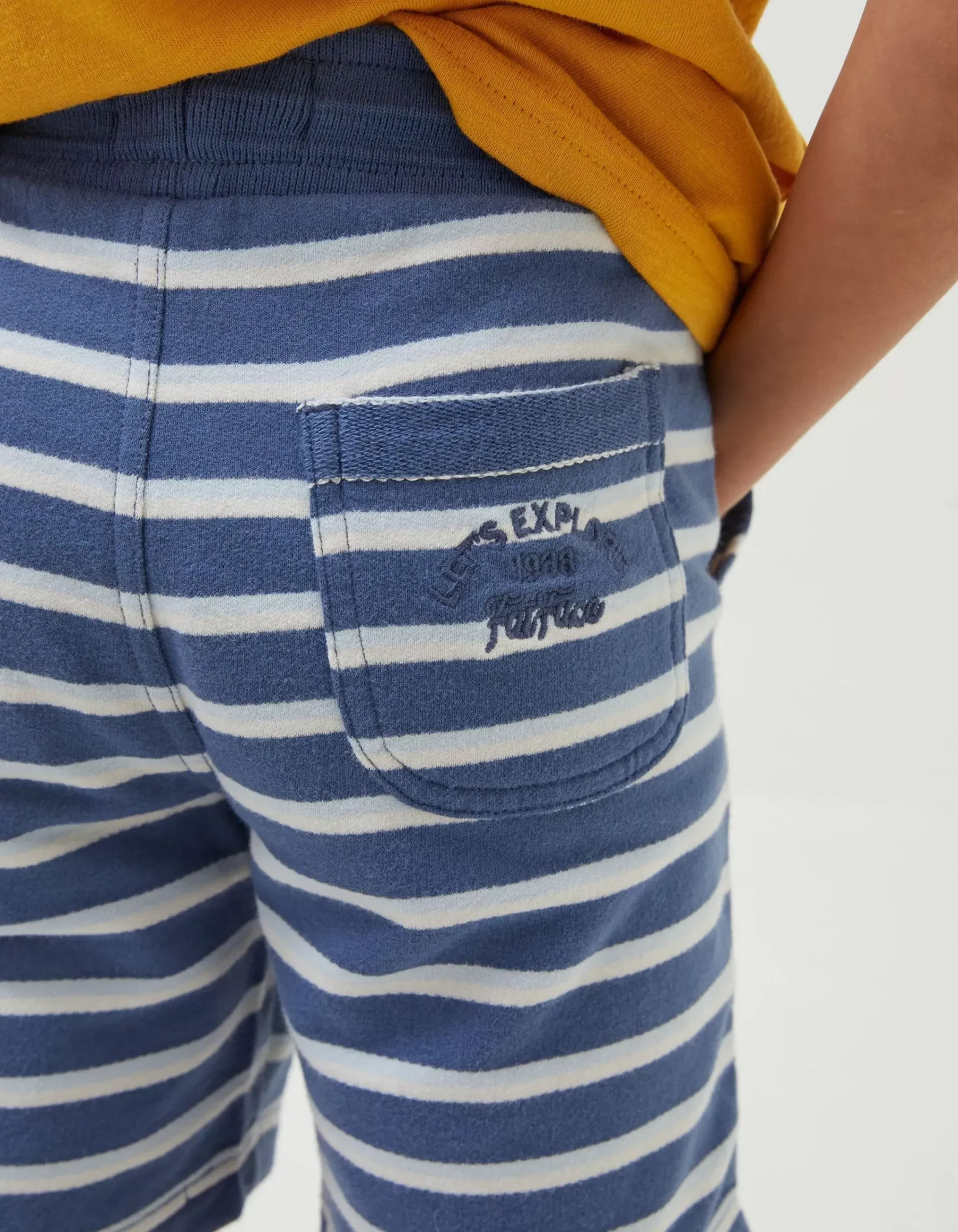 Boys FatFace View All|Eddie Stripe Sweat Shorts