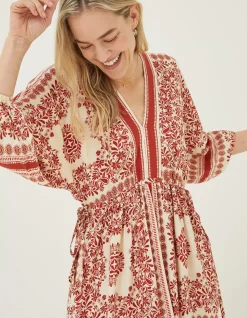 Women FatFace Dresses|Effie Bandana Midi Dress