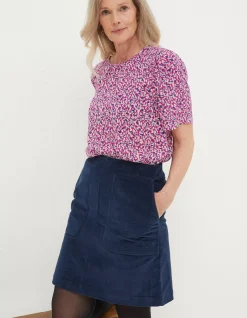 Women FatFace Skirts|Eliza Cord Skirt