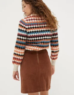 Women FatFace Skirts|Eliza Cord Skirt