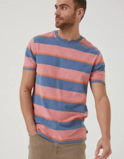 Men FatFace T-Shirts|Ellbridge Stripe T-Shirt