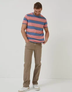 Men FatFace T-Shirts|Ellbridge Stripe T-Shirt