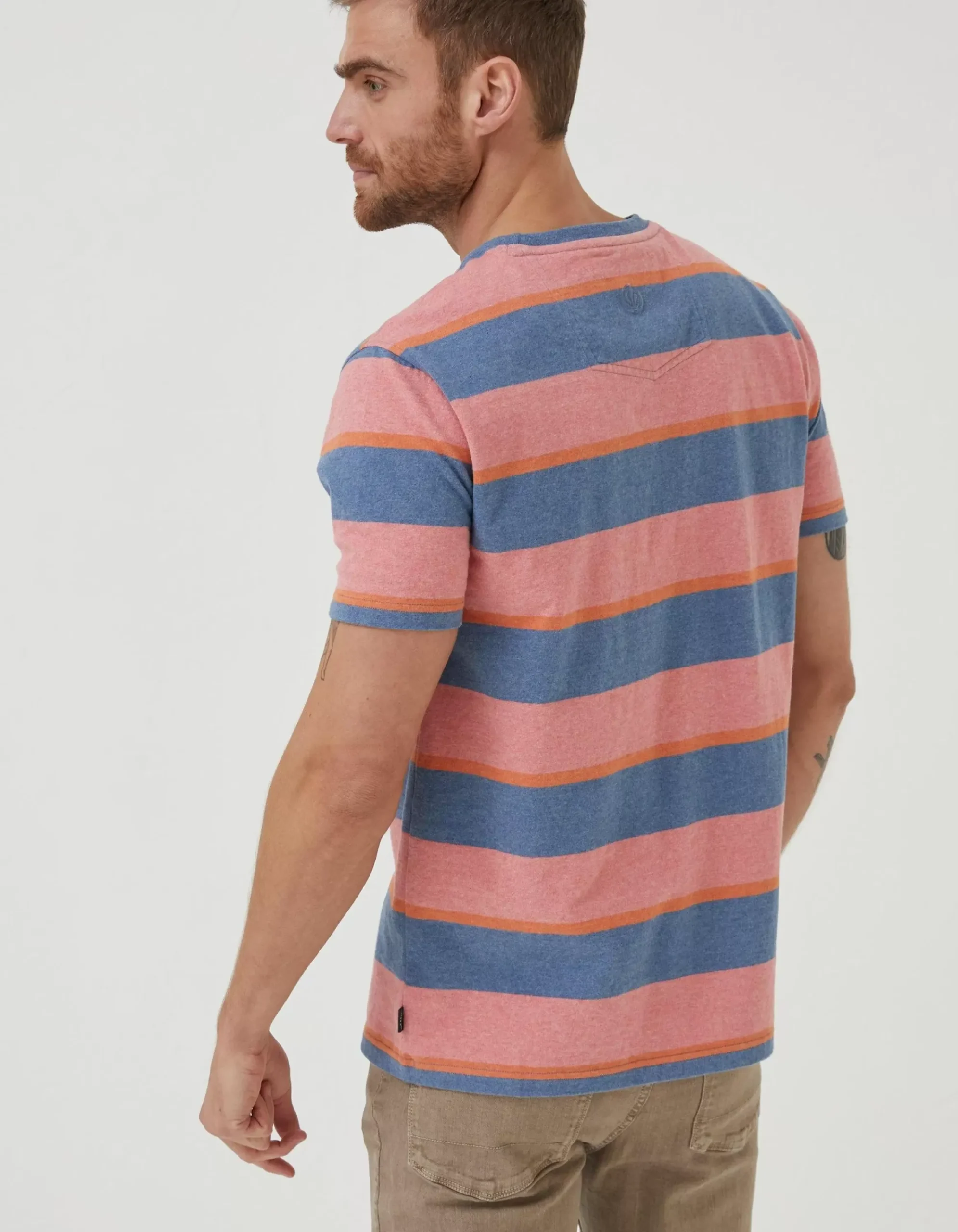 Men FatFace T-Shirts|Ellbridge Stripe T-Shirt