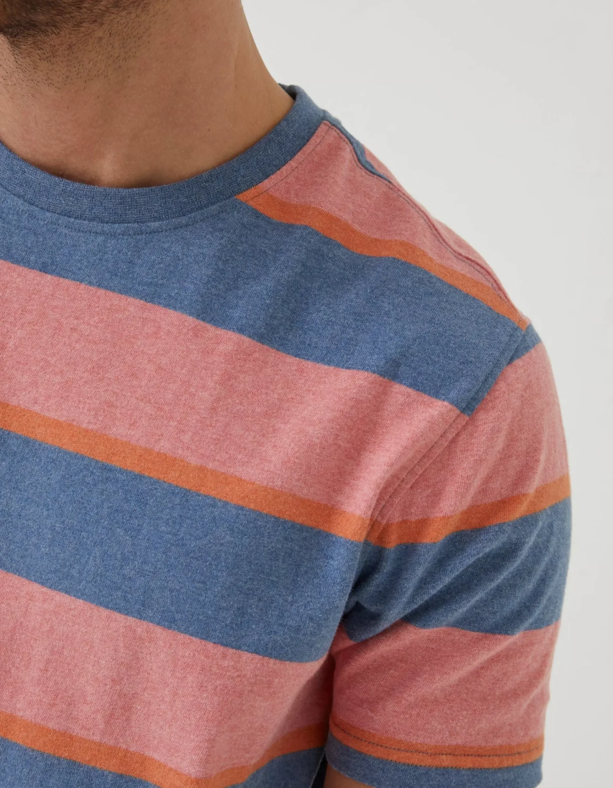 Men FatFace T-Shirts|Ellbridge Stripe T-Shirt