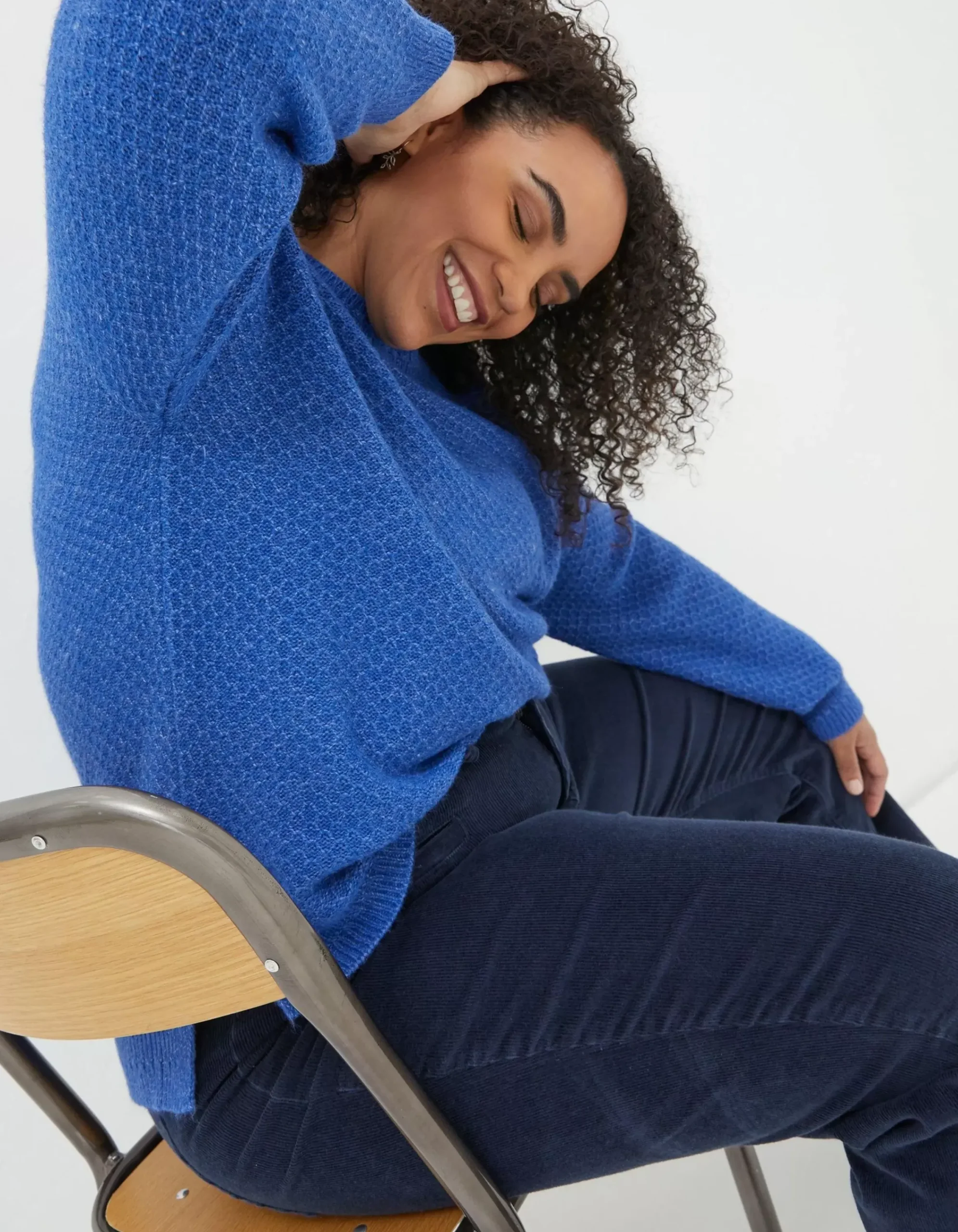 Women FatFace Knitwear|Ellie Crew Jumper