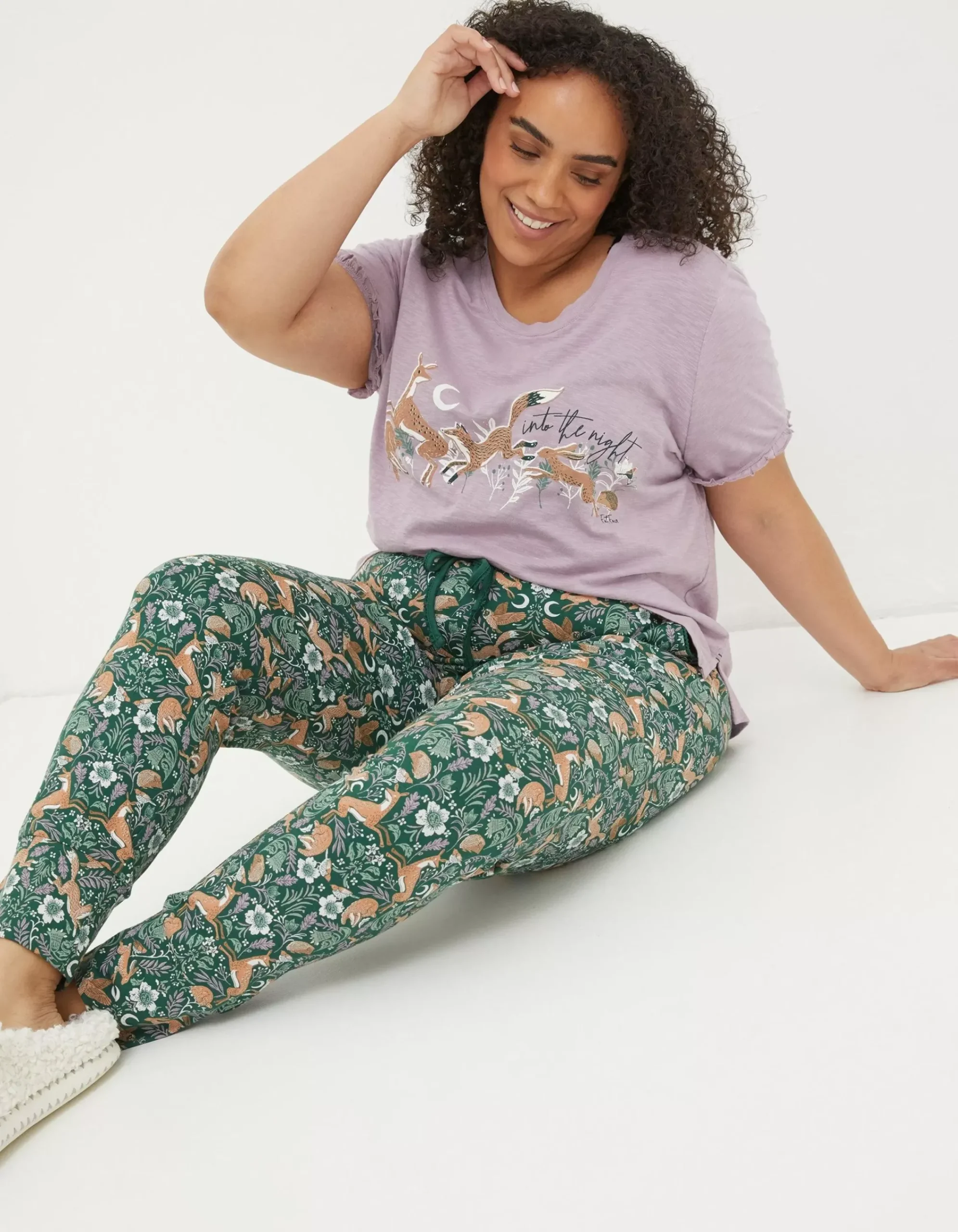 Women FatFace Nightwear & Loungewear|Ellie Lino Fox Legging