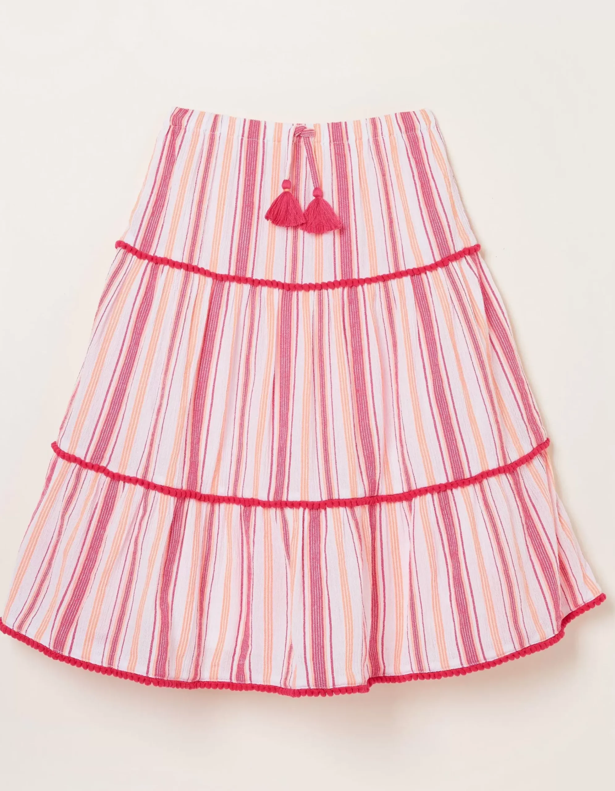 Girls FatFace View All|Elodie Stripe Woven Skirt