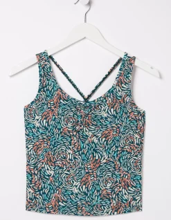 Women FatFace View All|Elowen Print Crop Top
