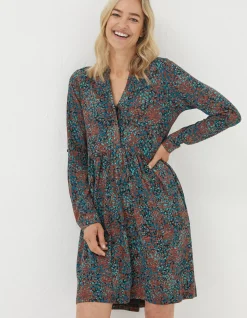 Women FatFace View All|Elsie Textured Jersey Dress