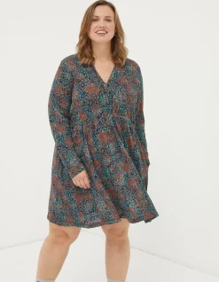 Women FatFace View All|Elsie Textured Jersey Dress