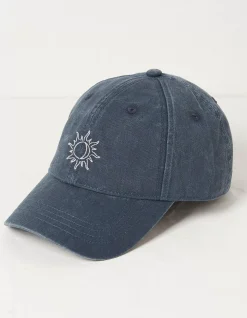 Women FatFace Hats|Embroidered Sun Cap