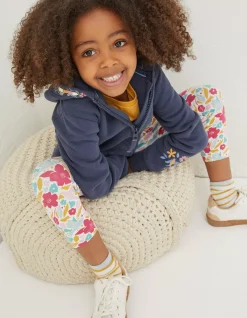 Girls FatFace View All|Embroidered Zip Through Hoodie