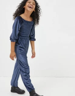 Girls FatFace View All|Emily Velvet Jumpsuit