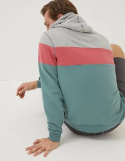 Men FatFace Sweatshirts & Hoodies|Emsworth Stripe Hoodie